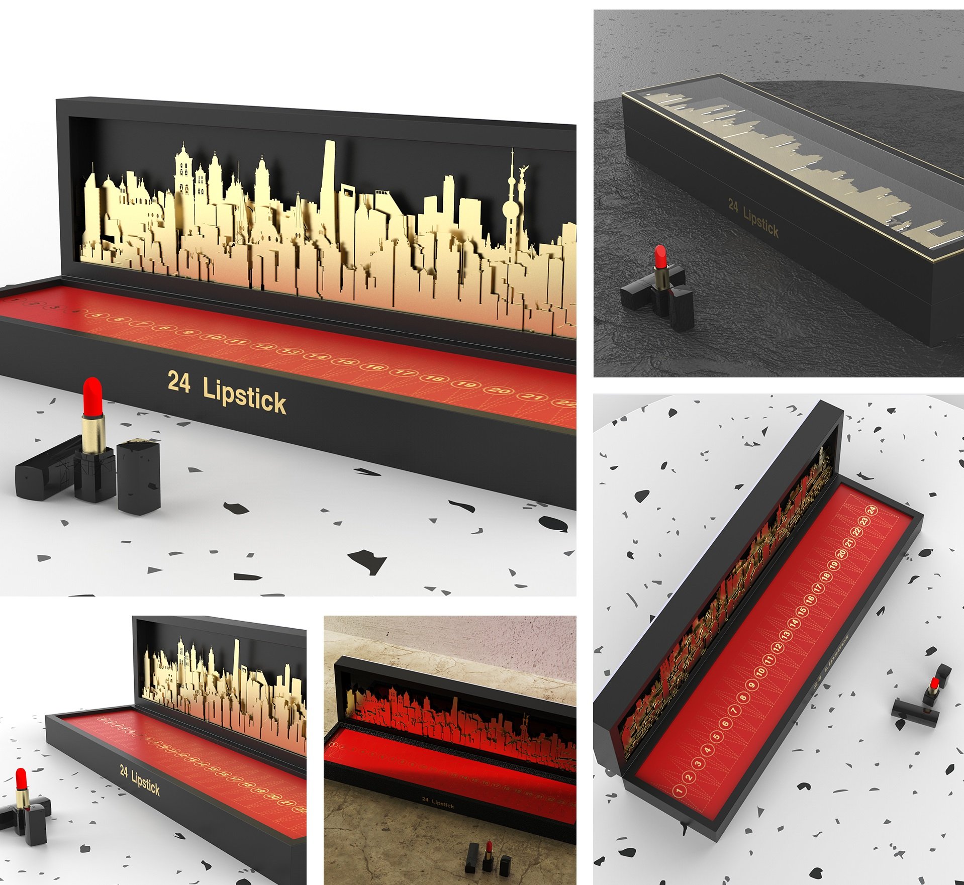 How to improve the popularity of lipstick makeup calendar box?