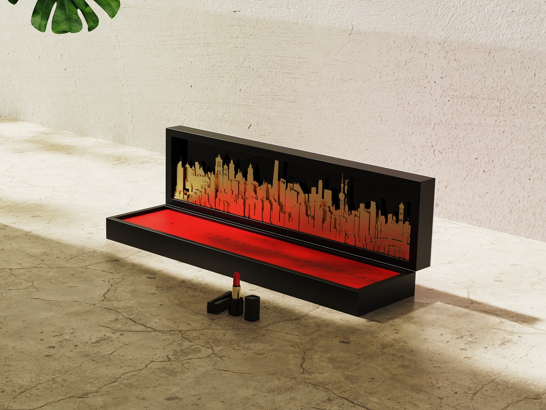 Lipstick cosmetic calendar box design strategic principles