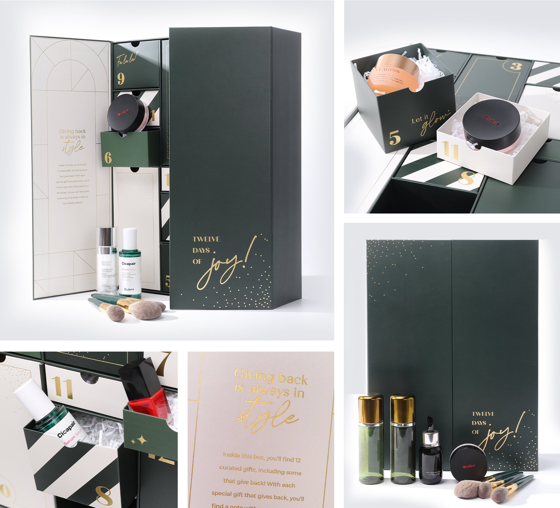 Advantages of 12 day skin care organizer calendar box