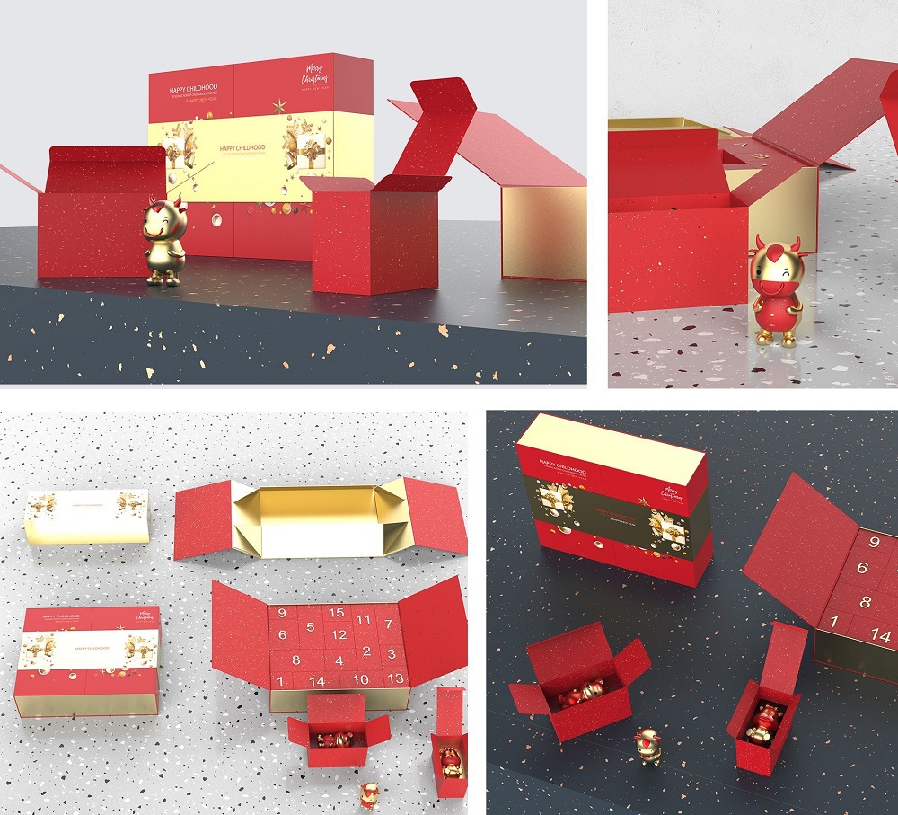 Advantages of double door folding advent calendar box
