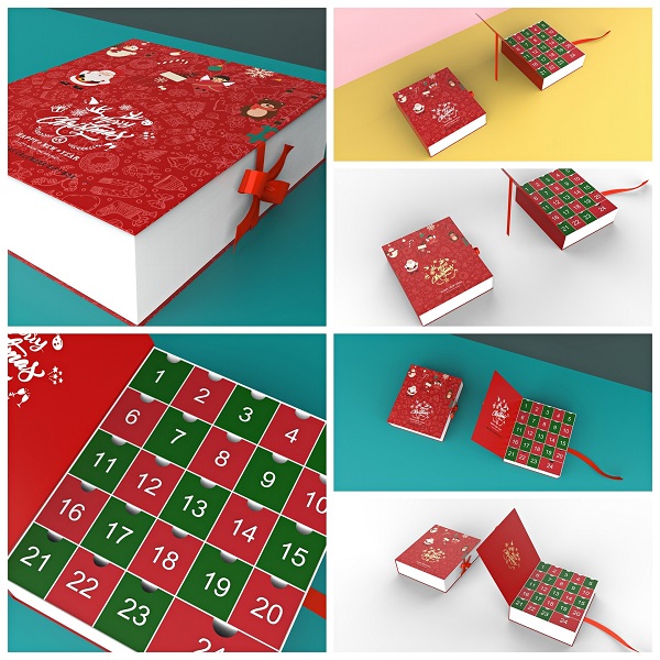 Advantages of creative book-shape advent calendar box